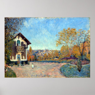 Alfred Sisley View of Marly-le-Roi from Coeur-Vola Poster