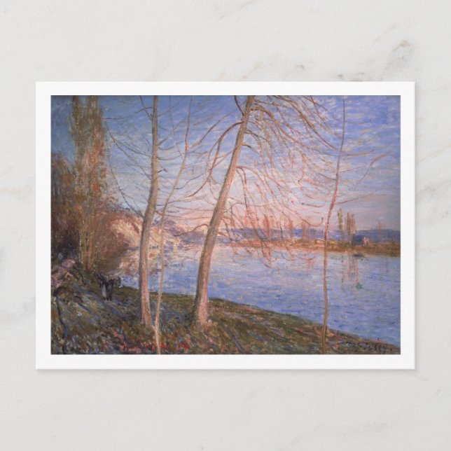 Alfred Sisley | Winter Morning Postcard (Front)