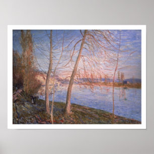 Alfred Sisley Winter Morning Poster
