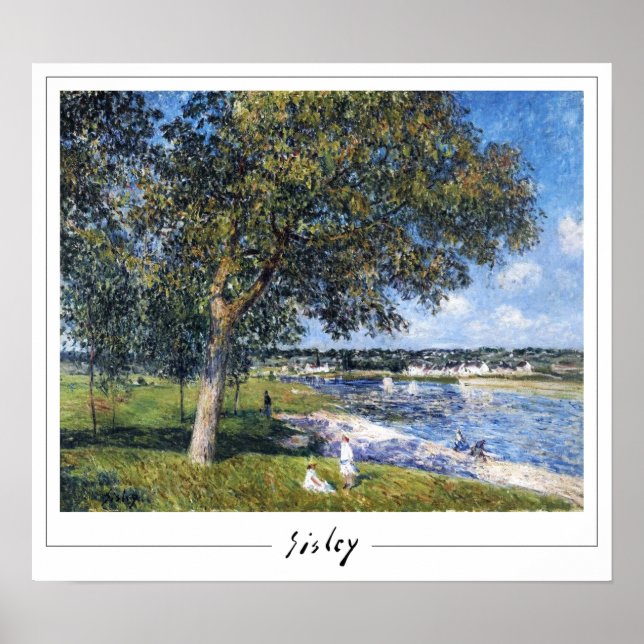 Alfred Sisley Zedign Art Poster #207 (Front)