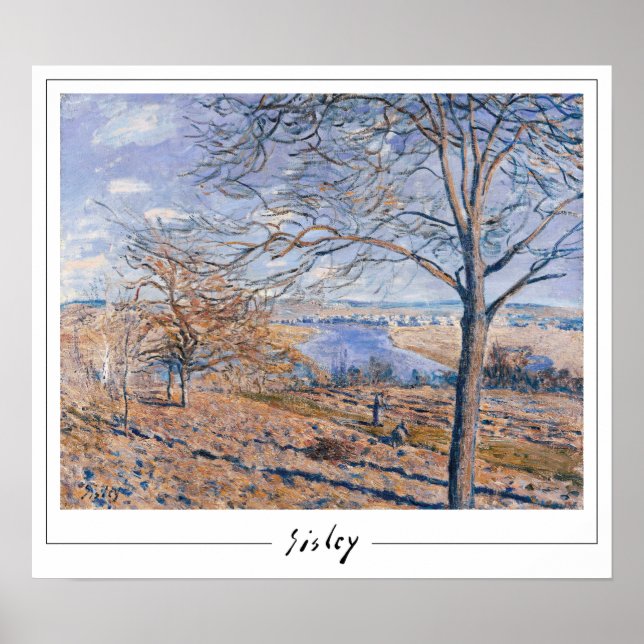 Alfred Sisley Zedign Art Poster #4 (Front)