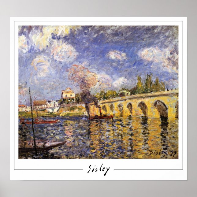 Alfred Sisley Zedign Art Poster #90 (Front)