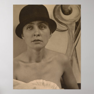Alfred Stieglitz Georgia O’Keeffe Portrait Poster