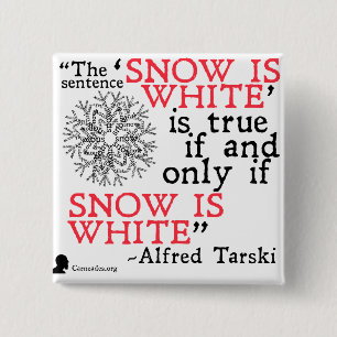Alfred Tarski Truth Button