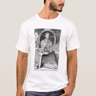 Alfred the Great (849-99) King of Wessex, engraved T-Shirt
