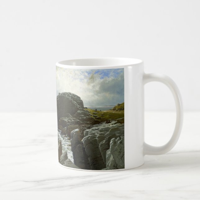 Alfred Thompson Bricher - Castle Rock, Marblehead Coffee Mug (Right)