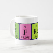 Alfredo periodic table name mug (Front Left)