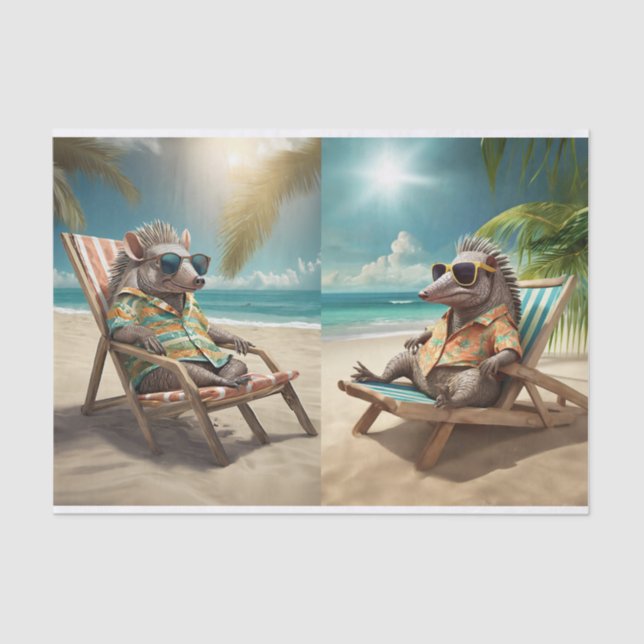 Alfredo & Valentino on the Cote d'Azur Tissue Paper (Front)