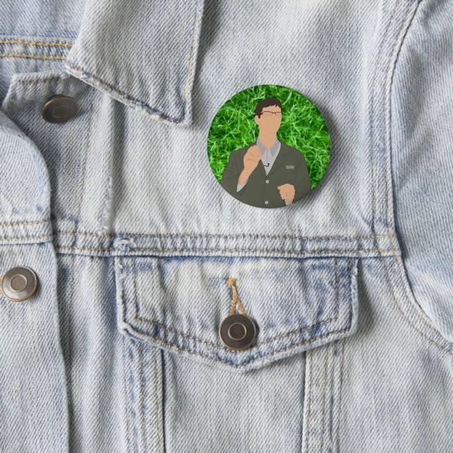 Algae  6 cm round badge (In Situ)