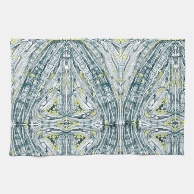 Algae Under Glass Tea Towel (Horizontal)