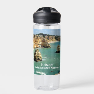 Algarve beach vacation in Portugal Water Bottle