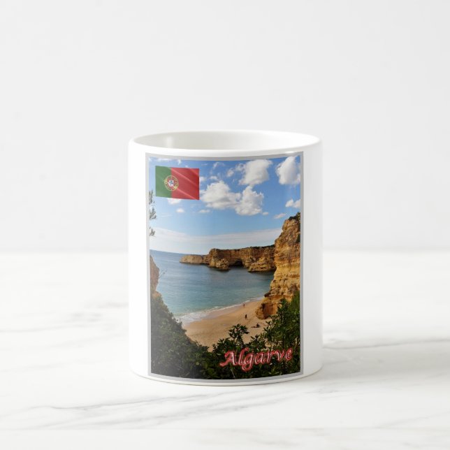 Algarve - Marinha beach - Portugal - Coffee Mug (Center)
