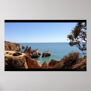 Algarve – Portugal – Beach – Strand – Sea – Meer Poster
