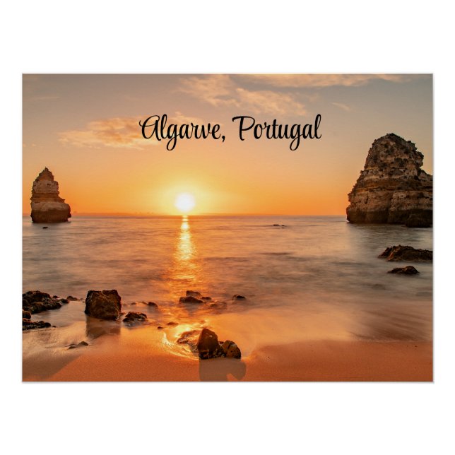 Algarve, Portugal picturesque photograph Poster (Front)