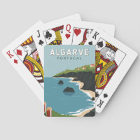 Algarve Portugal Retro Travel Art Vintage