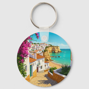 Algarve Portugal Travel Key Ring