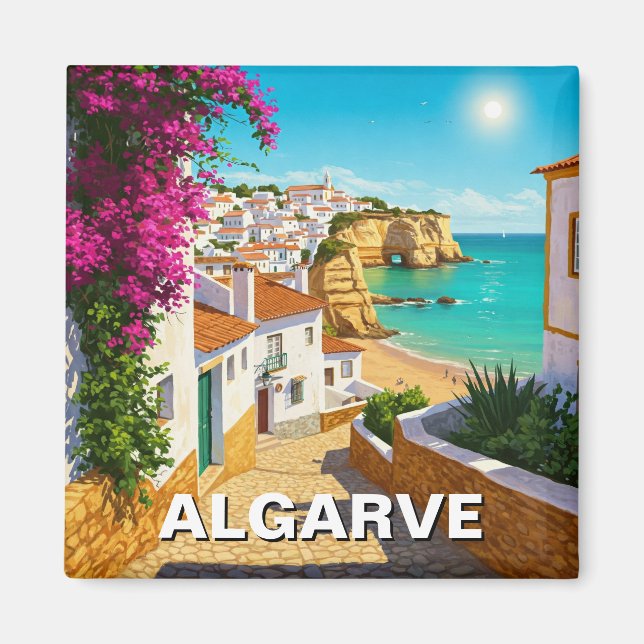 Algarve Portugal Travel Magnet (Front)