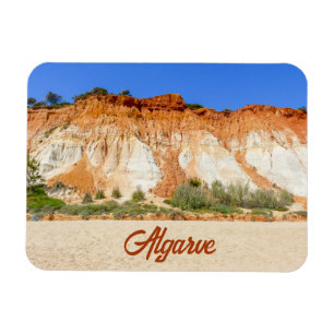 Algarve Praia da Falesia Beach in Portugal Magnet