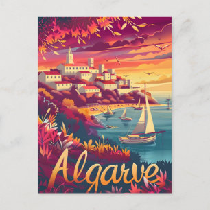 Algarve Sunset Postcard