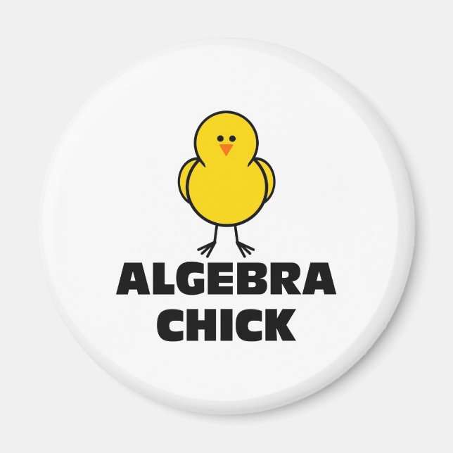 Algebra Chick Magnet (Front)