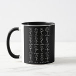 Algebra Dance Funny Graph Figures Math Equation Mug<br><div class="desc">Algebra Dance Funny Graph Figures Math Equation Teacher Gift. Perfect gift for your dad,  mum,  papa,  men,  women,  friend and family members on Thanksgiving Day,  Christmas Day,  Mothers Day,  Fathers Day,  4th of July,  1776 Independant day,  Veterans Day,  Halloween Day,  Patrick's Day</div>