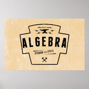 Algebra - Math Posters