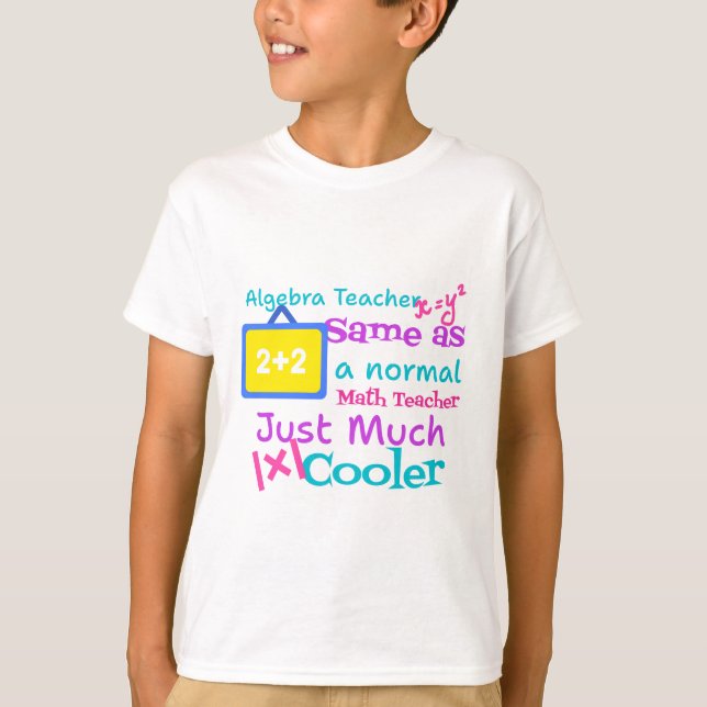 Algebra teacher same as a normal Math teacher  T-Shirt (Front)