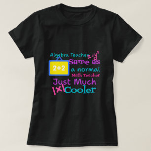 Algebra teacher same as a normal Math teacher  T-Shirt