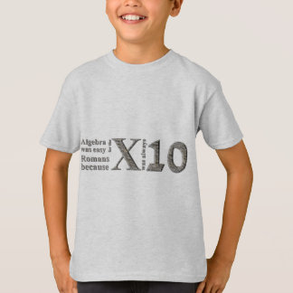 Algebra was easy for the Romans because ... T-Shirt