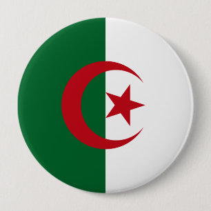 Algeria 10 Cm Round Badge