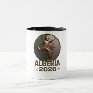 Algeria 2026 Football Emblem Mug