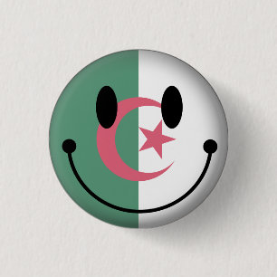 Algeria 3 Cm Round Badge