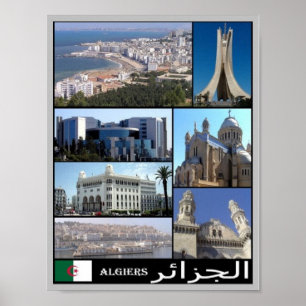 Algeria - Algeri - I Love - Poster