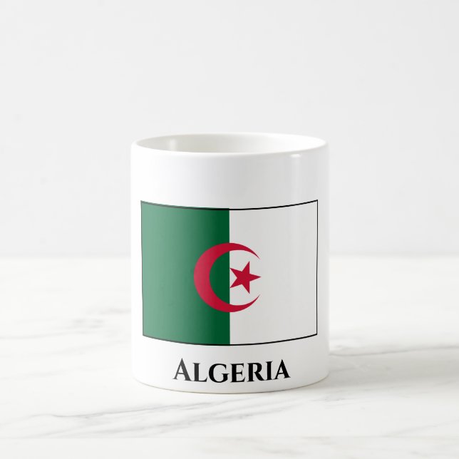 Algeria (Algerian) Flag Coffee Mug (Center)