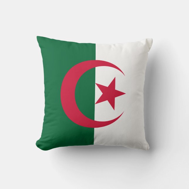 Algeria (Algerian) Flag Cushion (Front)