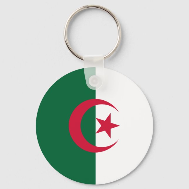 Algeria – Algerian Flag Key Ring (Front)