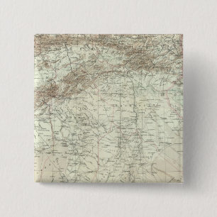 Algeria and Tunisia 15 Cm Square Badge