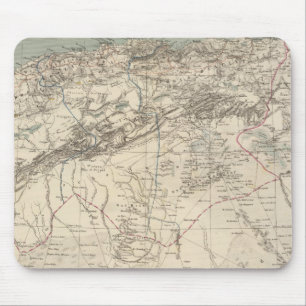 Algeria Atlas Map Mouse Mat