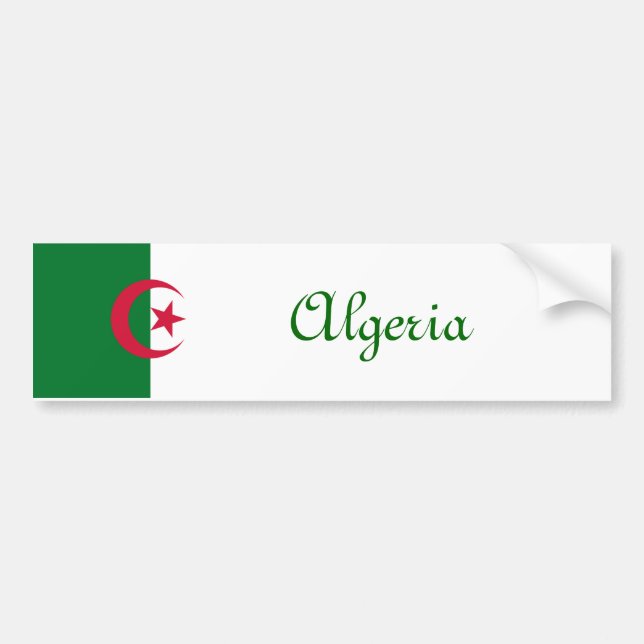 Algeria Bumper Sticker (Front)