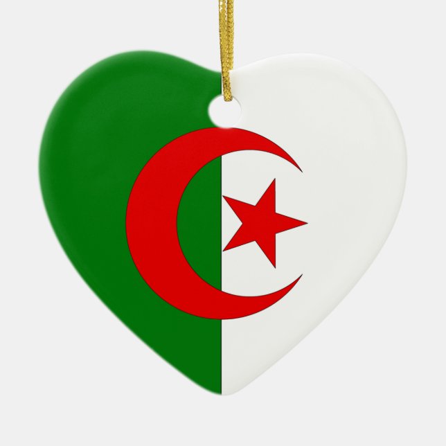 Algeria Ceramic Tree Decoration (Front)