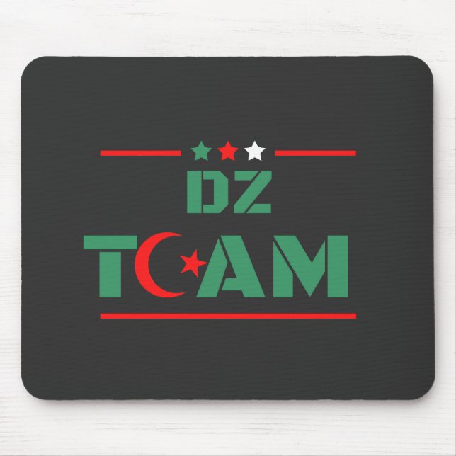 Algeria Dz Team Mouse Mat (Front)
