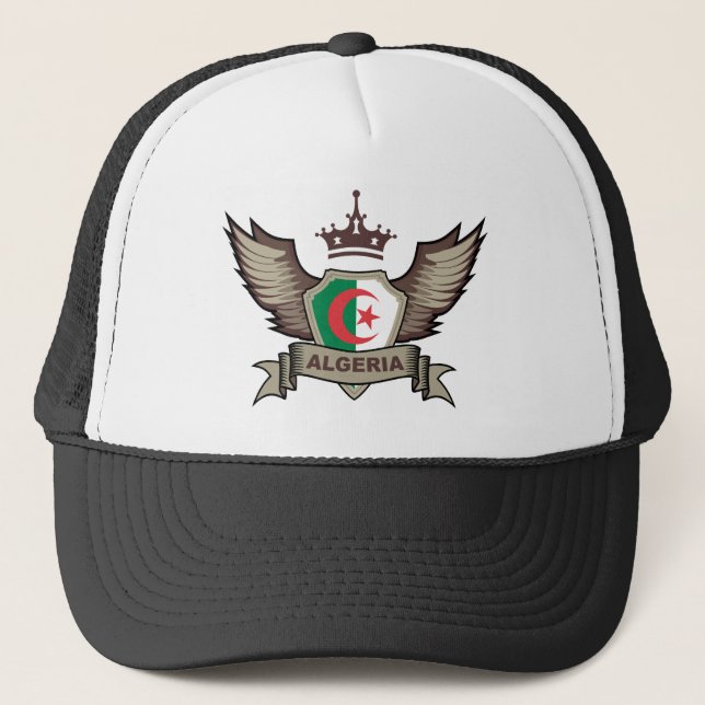 Algeria Emblem Trucker Hat (Front)