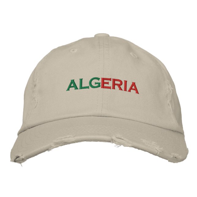 ALGERIA EMBROIDERED HAT (Front)