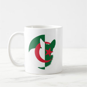 Algeria Fennec Fox Algerian National Animal Flag Coffee Mug