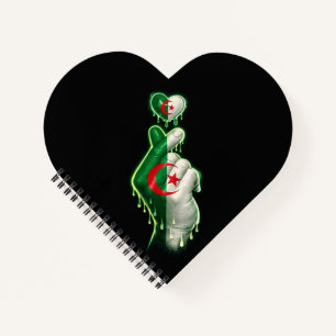Algeria Finger Heart Notebook