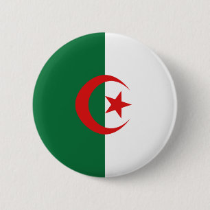 Algeria Fisheye Flag Button