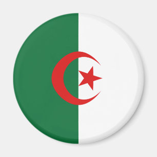 Algeria Fisheye Flag Magnet