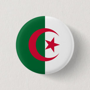 Algeria Flag Button