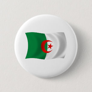 Algeria Flag Button