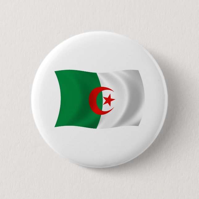 Algeria Flag Button (Front)